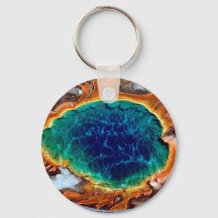 Porte-clés Geyser intermédiaire Yellowstone grand Wyoming de