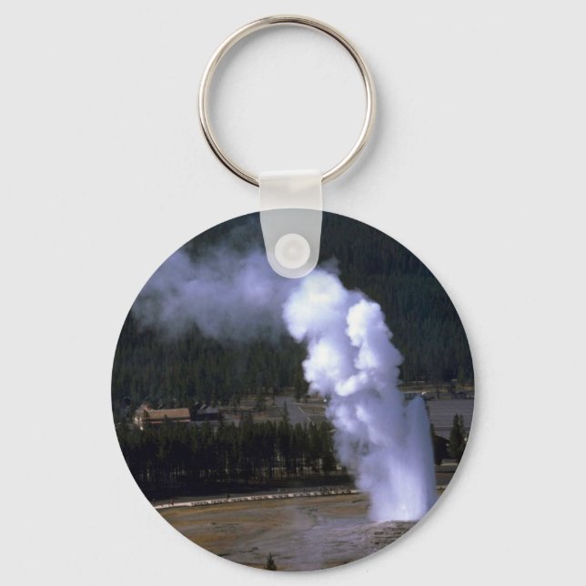 Porte-clés Geyser, parc national de Yellowstone (Recto)