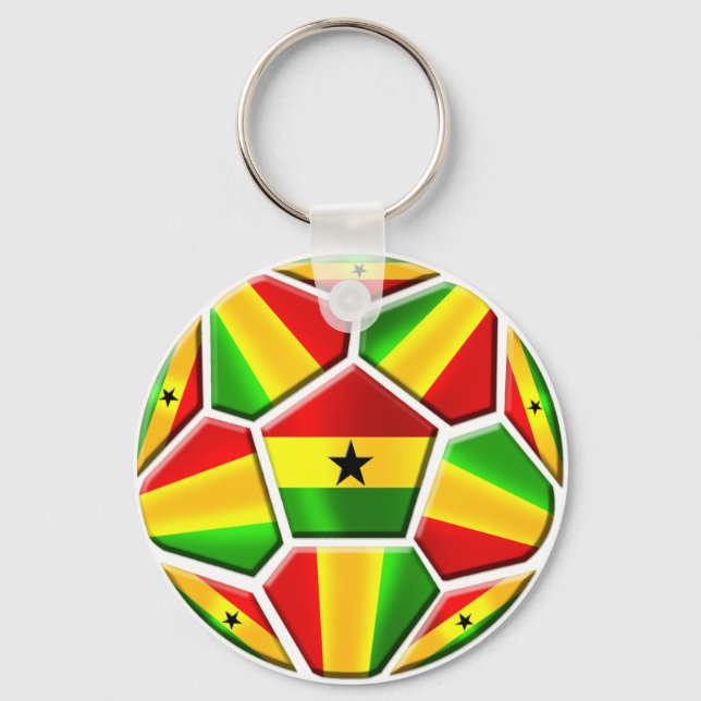 Porte-clés Ghana de football (Recto)