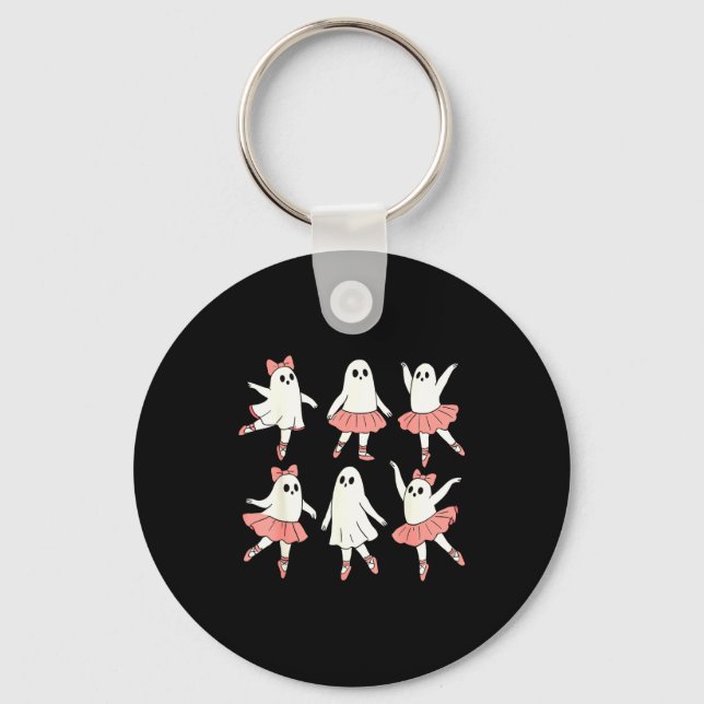 Porte-clés Ghost Ballerina Ballet Dance Teacher Halloween Cos (Recto)