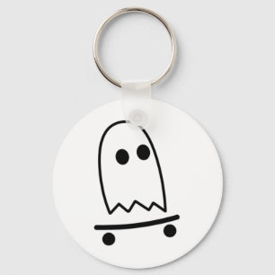 Porte-clés Ghost Skateboard Lazy Costume d'Halloween Fun Ska