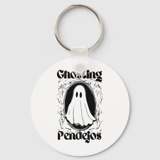 Porte-clés Ghosting Pendejos Funny Mexicain Ghost Halloween ( (Recto)