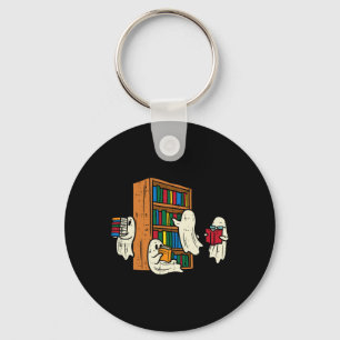 Porte-clés Ghosts Lecture Livres Enseignant Halloween Bibliot