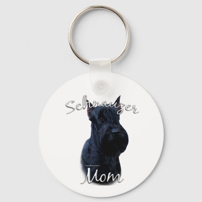 Porte-clés Giant Schnauzer Maman 2 (Recto)