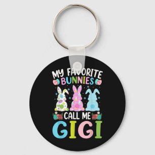Porte-clés Gigi Bunny Mes lapins Favoris Appelez-Moi Gigi Pâq