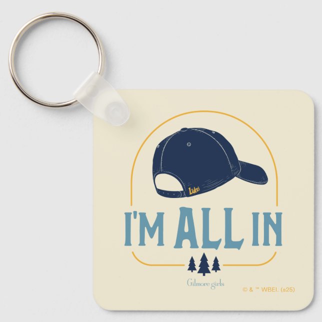 Porte-clés Gilmore Girls I’m All In Luke’s Hat (Recto)