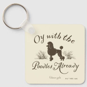 Porte-clés Gilmore Girls Oy avec les PoodlesDesign