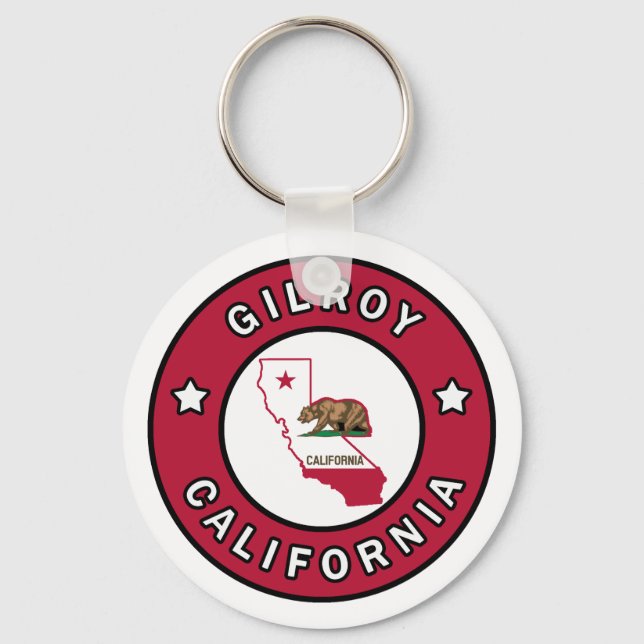 Porte-clés Gilroy Californie (Recto)