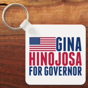 Porte-clés Gina Hinojosa gouverneure 2026 Élection Texas