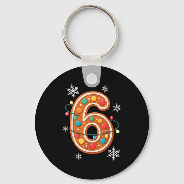 Porte-clés Gingerbread 6 7 Meme Christmas Matching Couple Boy (Recto)