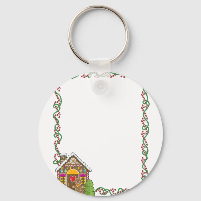 Porte-clés Gingerbread House Corner (Recto)