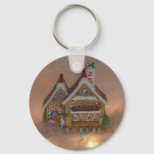 Porte-clés Gingerbread House Porcelain