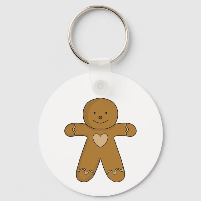 Porte-clés GingerBread Man Christmas Cookie (Recto)