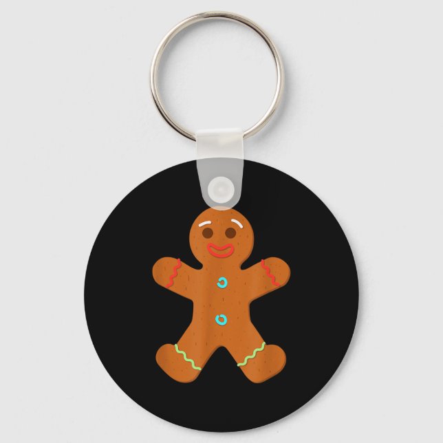 Porte-clés Gingerbread Man Christmas Cookie Baking  (Recto)