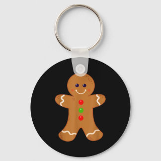 Porte-clés Gingerbread Man Shirt Christmas Cookie Baking Holi