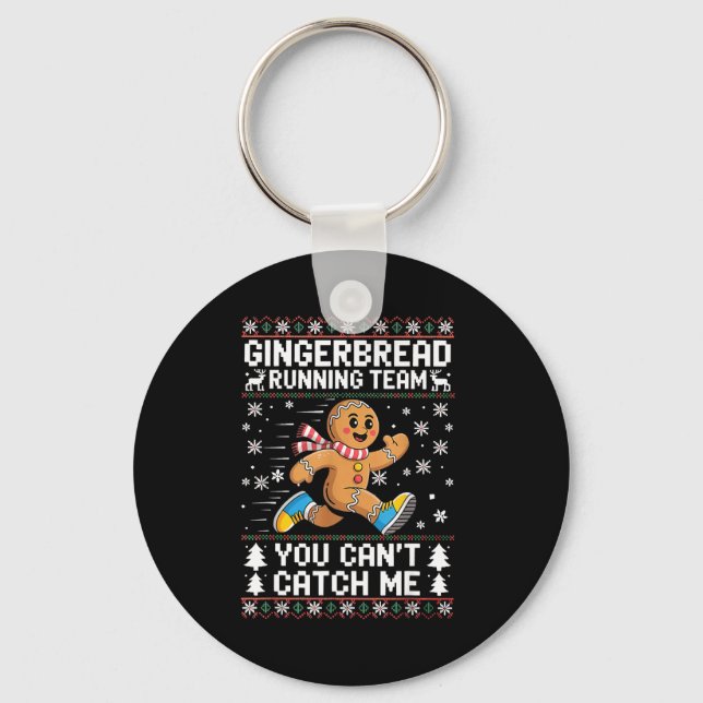 Porte-clés Gingerbread Running Team Christmas Run Runner Funn (Recto)