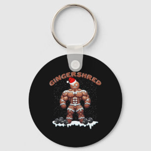 Porte-clés Gingersher Funny Gingerbread Homme Gym Bodybuildin