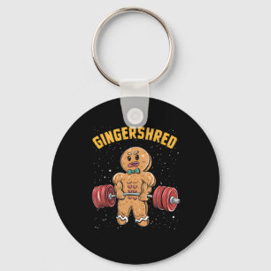 Porte-clés Gingersher Funny Gingerbread Homme Gym Bodybuildin