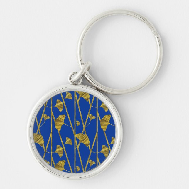 Porte-clés ginkgo d'or (Devant)