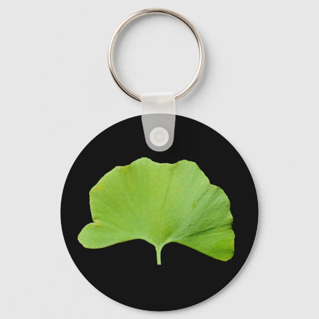 Porte-clés Ginkgo (Ginkgo biloba) leaf (Recto)