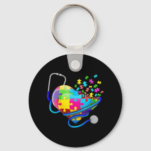 Porte-clés Girafe Autism Seeing World Different Angle Aware