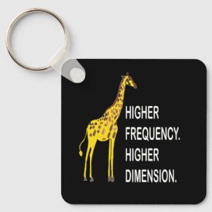 Porte-clés Girafe drôle de jeu de mots