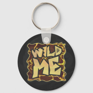 Porte-clés Giraffe Brown et jaune