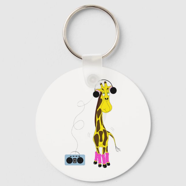 Porte-clés Giraffe dansante (Recto)