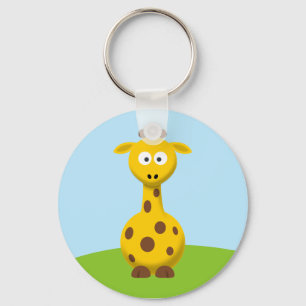Porte-clés Giraffe de dessin