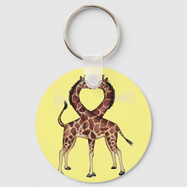 Porte-clés Giraffe Love porte - clé (Recto)