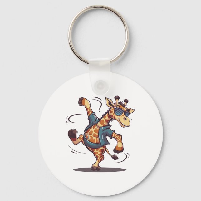 Porte-clés Giraffe Sungles Giraffe Lover Boys Gi (Recto)