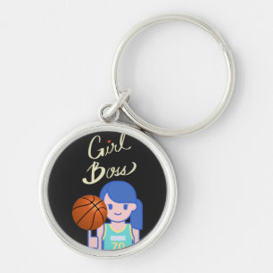 Porte-clés Girl Boss Basket
