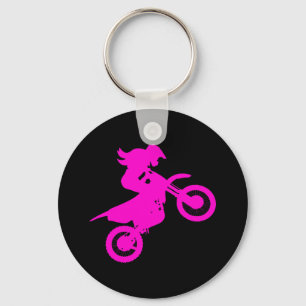 Porte-clés Girl Dirt Bike