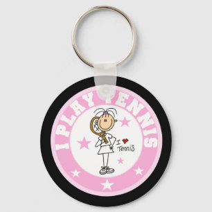 Porte-clés Girl I Play Tennis Tshirts et cadeaux
