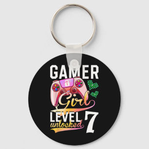 Porte-clés Girl Level 7 Video Game 7th Birthday