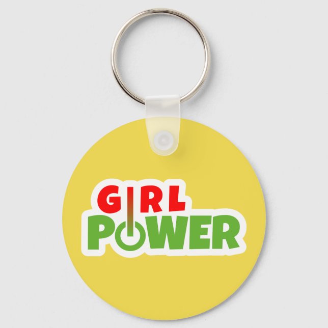 Porte-clés Girl Power (Recto)