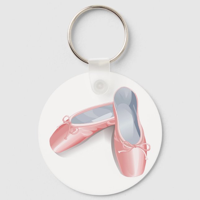 Porte-clés Girls Ballet Shoes Keychain (Recto)