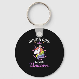 Porte-clés Girls love Unicorn Fan Club  