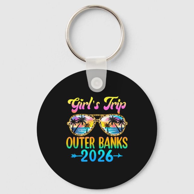 Porte-clés Girl's Trip Outer Banks 2026 Summer Vacation Sungl (Recto)