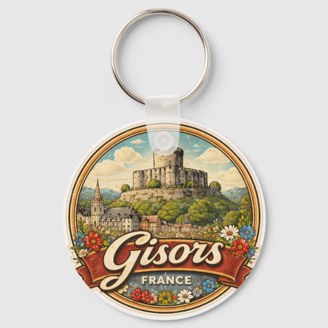 Porte-clés Gisors France (Recto)
