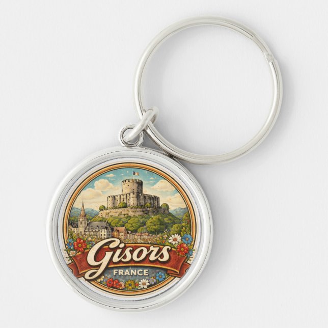 Porte-clés Gisors France (Devant)