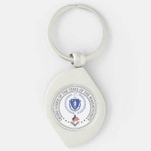 Porte-clés Gîte de franc-maçonnerie de l'état du Massachusets