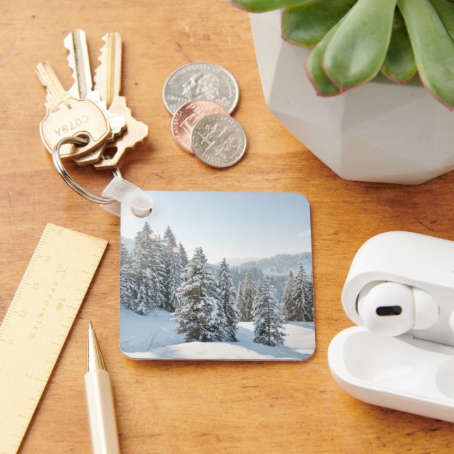 Porte-clés Glace et neige | Allgäu Bavaria Allemagne du sud (Bureau)