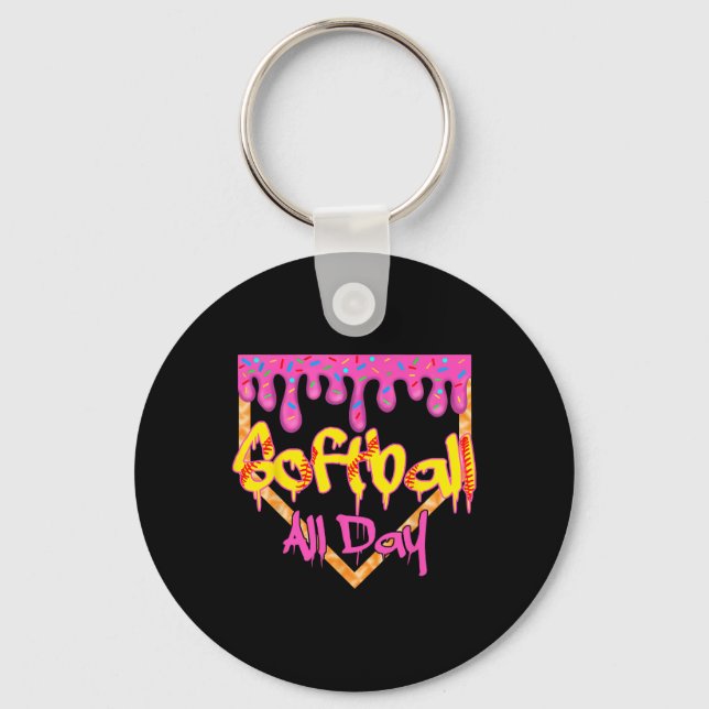 Porte-clés Glace Softll All Day Drip Home Plate  (Recto)