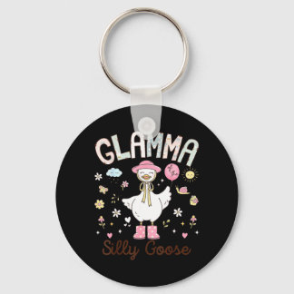 Porte-clés Glamma de l'anniversaire drôle de la fille de l'oi