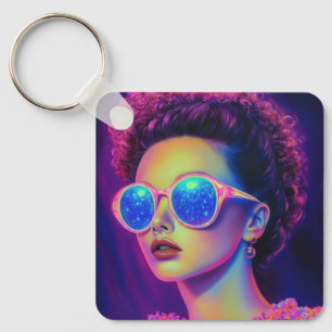 Porte-clés Glamour Neon Galaxy