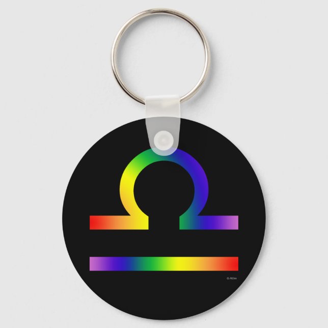 Porte-clés GLBT Libra (Recto)