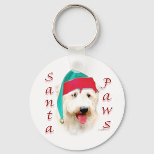 Porte-clés Glen of Imaal Terrier Père Noël Paws