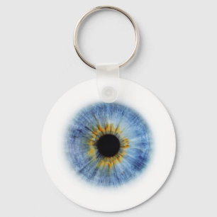 Porte-clés Globe oculaire bleu
