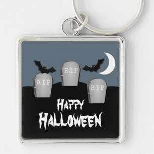 Porte-clés Gloomy Graveyard Halloween Porte - clé Premium